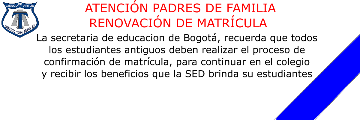 RENOVACIÓN DE MATRICULA 2023 (CLICK PARA INGRESAR AL FORMULARIO)