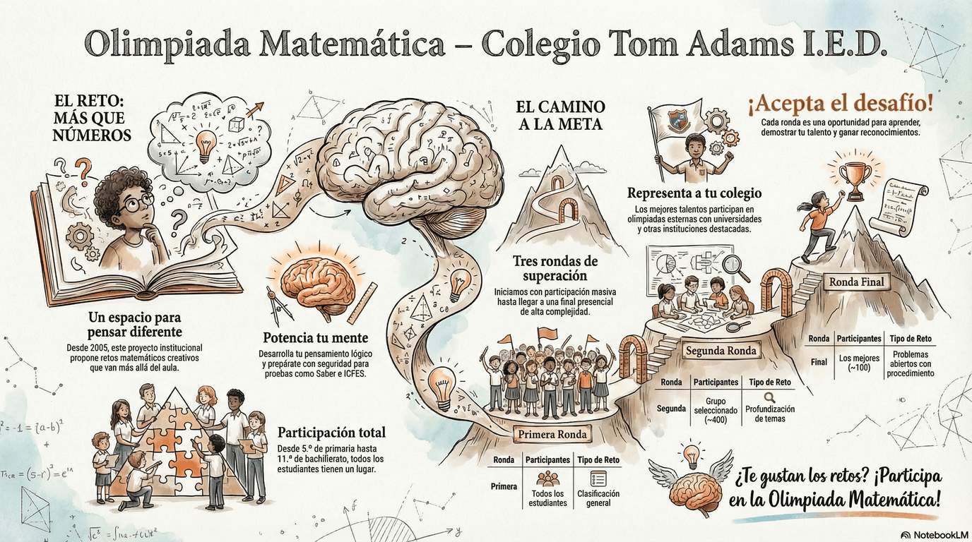 Olimpiada Matemática Infografía